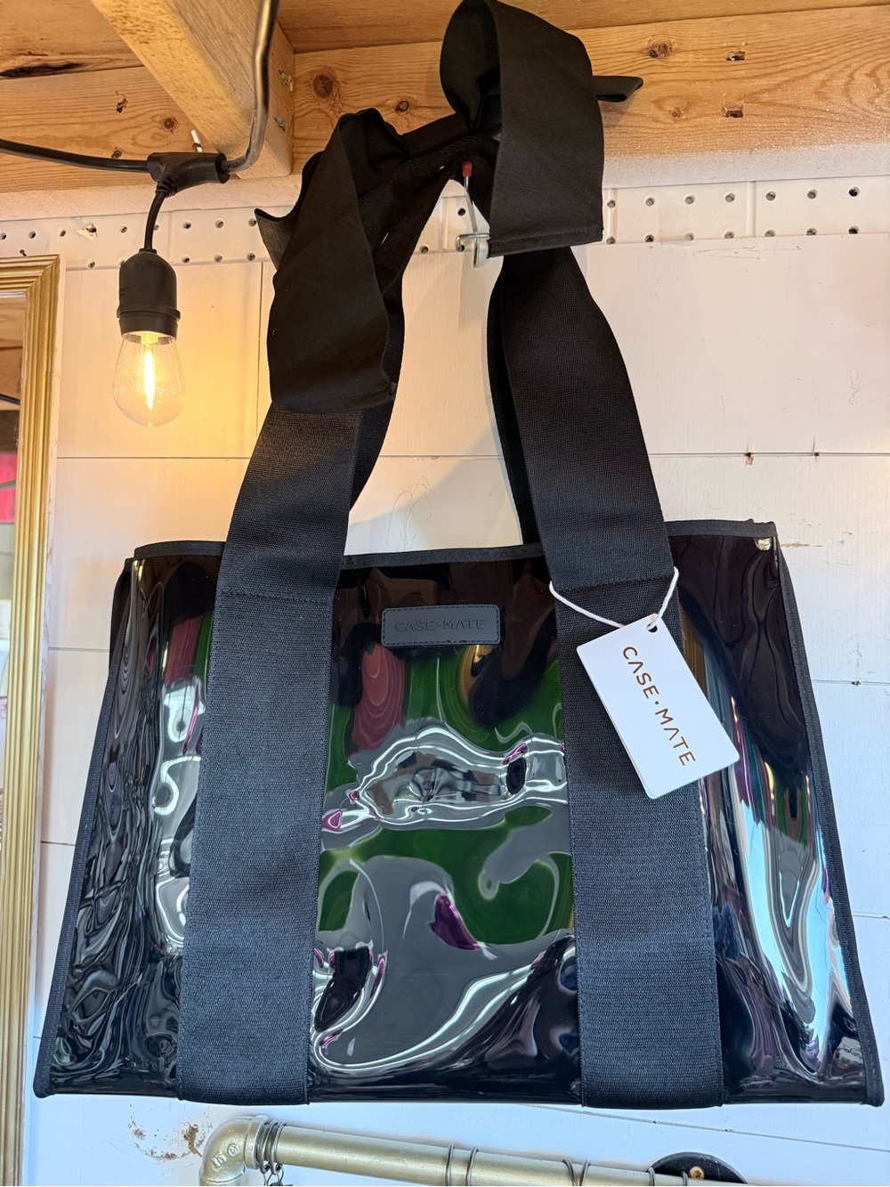 case-mate Black Tote with Bow